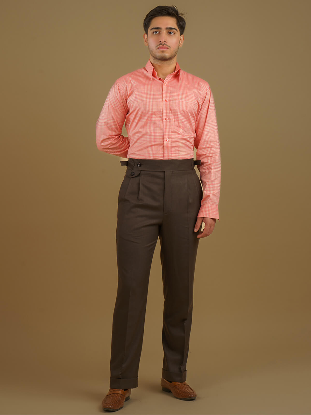 DAZI - Mauve - Pink Skinny Tie